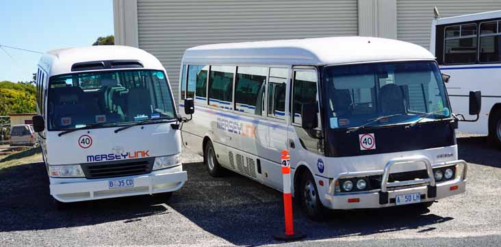Merseylink Toyota Coaster 5 & McDermotts Mitsubishi Rosa 47